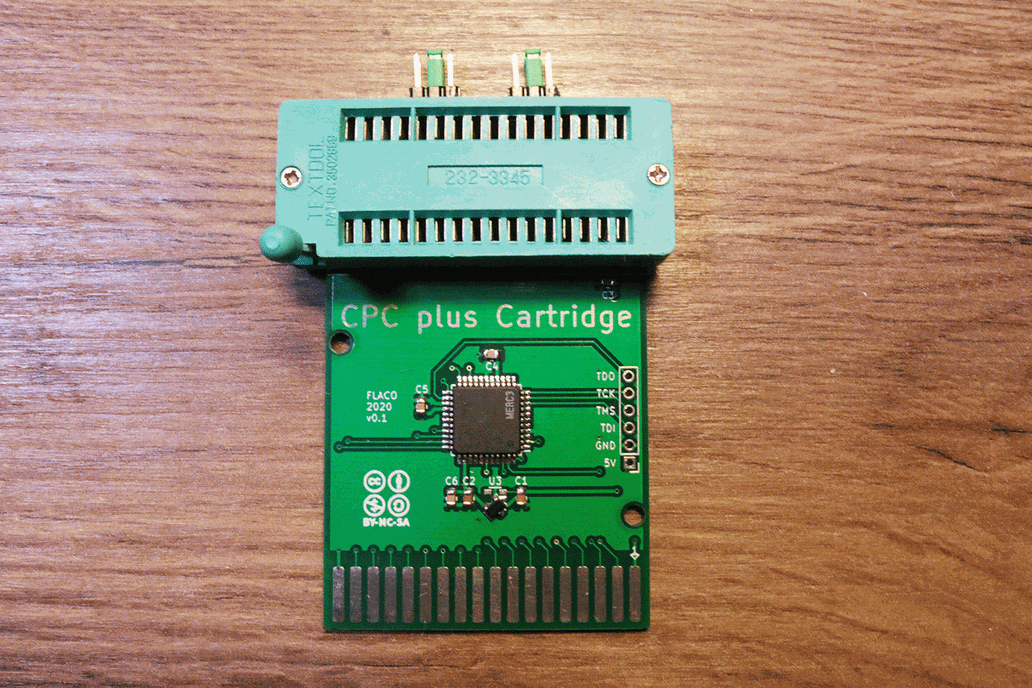 Amstrad CPC PLUS / GX4000 ZIF Cartridge incl 1 rom 1