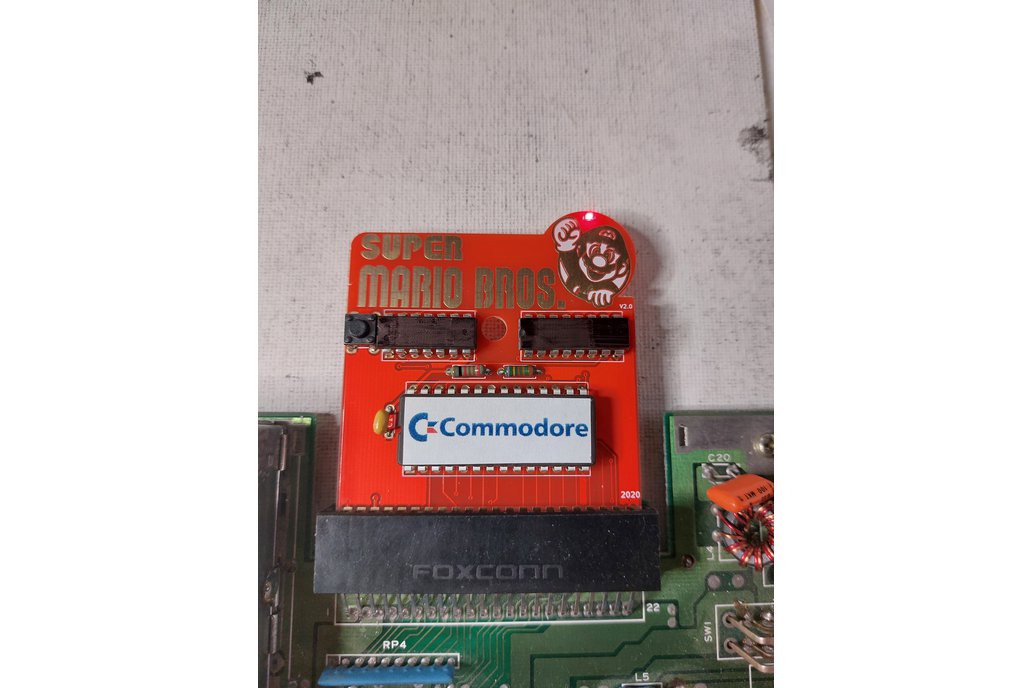 Commodore 64 SUPER MARIO BROS cartridge PLA TEST 1