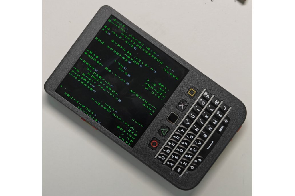 HackberryPi Cyberdeck Handheld with BBQ10 Keyboard 1