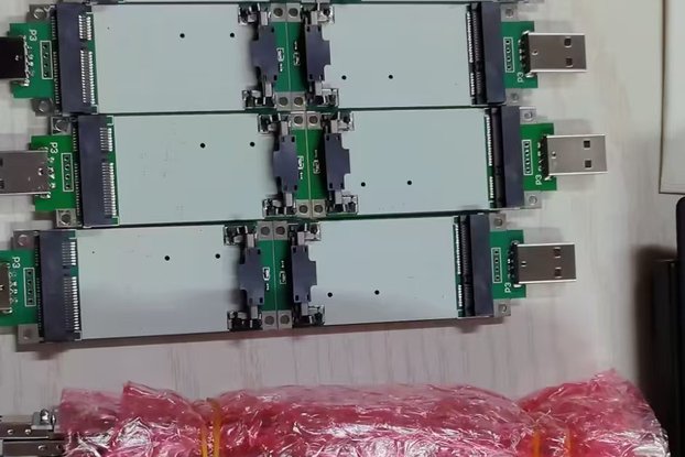 MINI-PCIE to USB transfer board