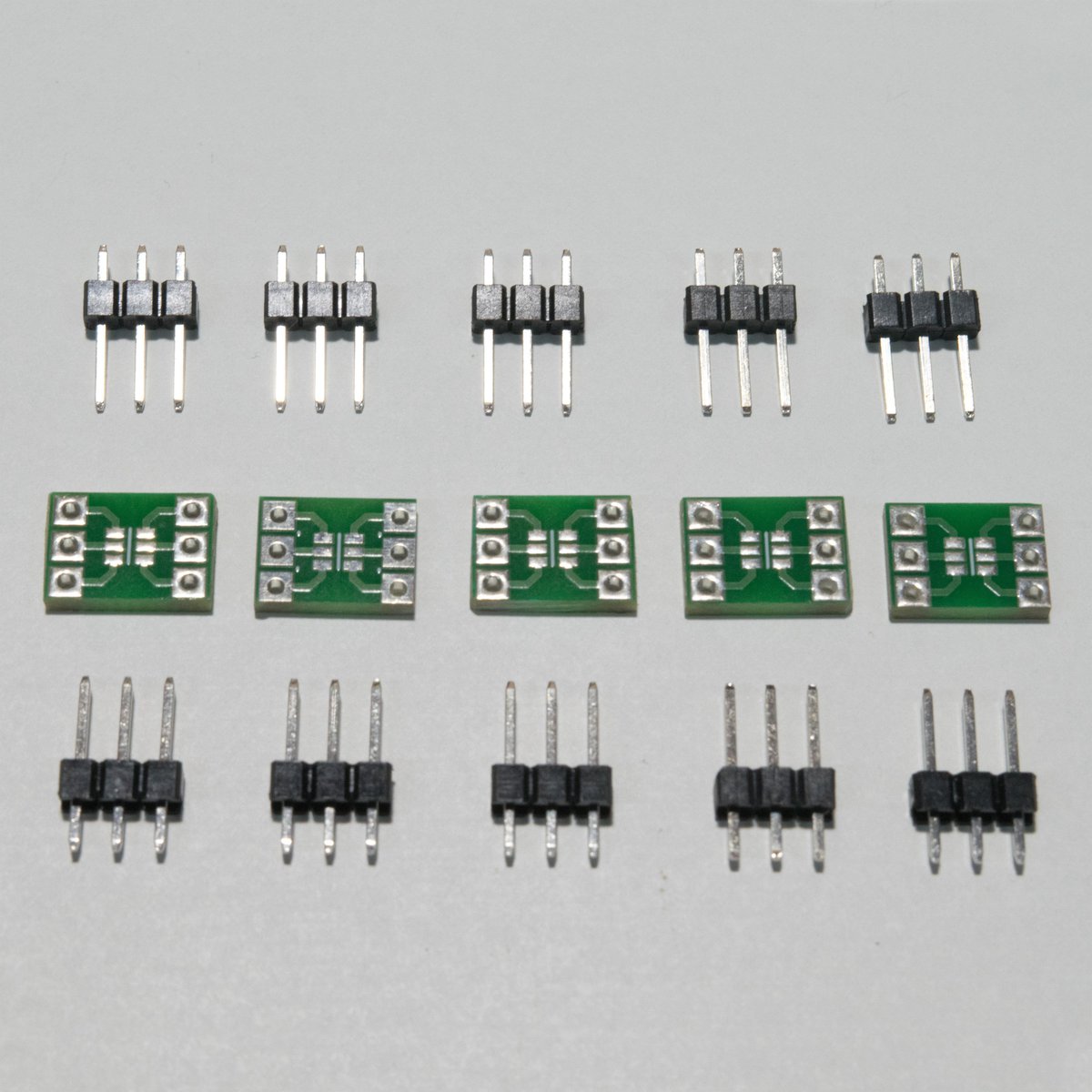MagiDeal Pack of 50 Adapter PCB Converter Board SOT-23 to DIP DIY Adapater Board 