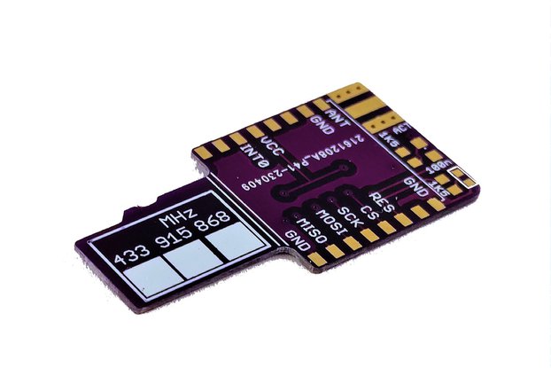 ArmaCard - SPI micro SD card to LoRa RFM95 adapter