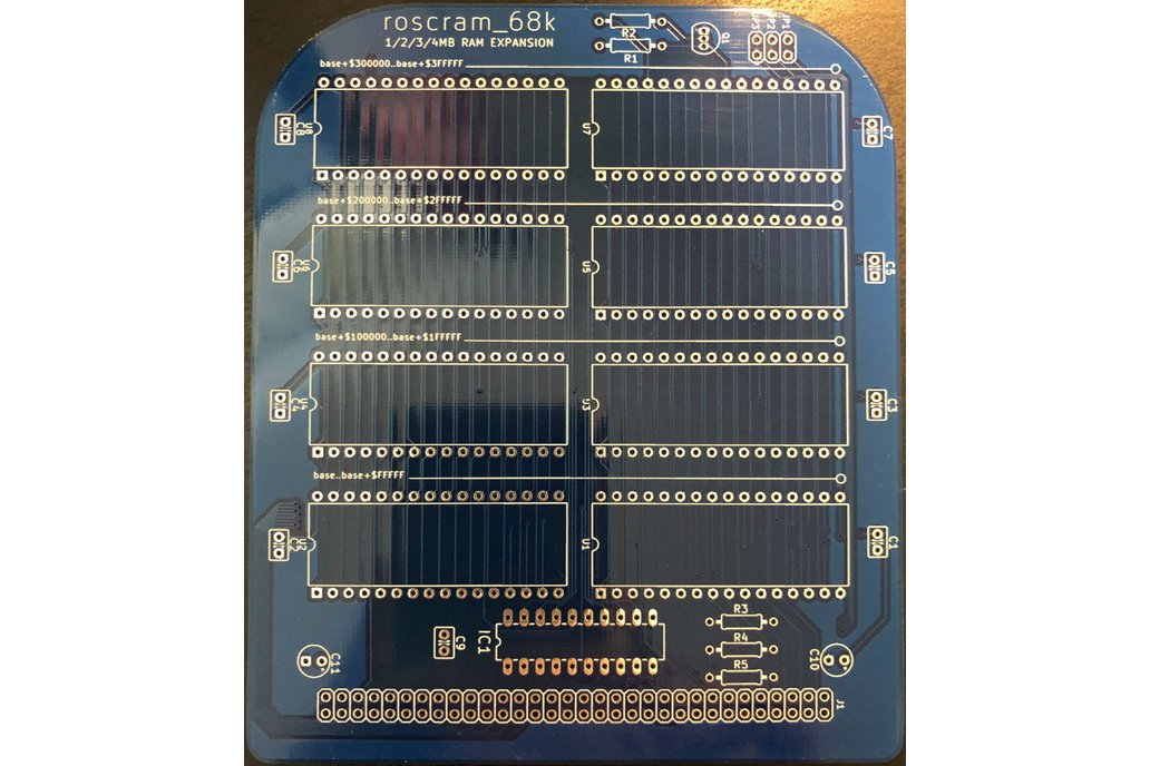 1/2/3/4MB RAM Expansion for rosco_m68k 1