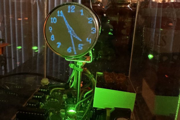 Oscilloscope Clock 1EP11 1” CRT Cathode ray tube