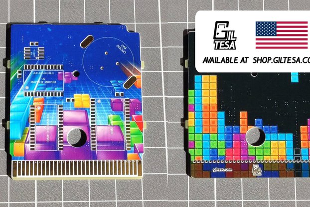 Tetris DX for Game Boy: Custom Motherboard
