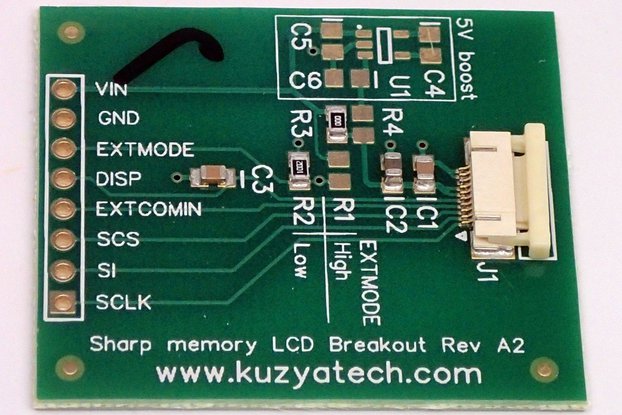 Sharp Memory LCD breakout A2