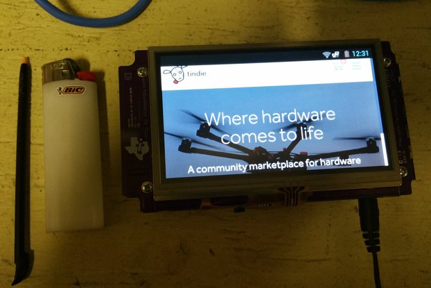 Sitara ARM AM335x starter kit with Android ICS