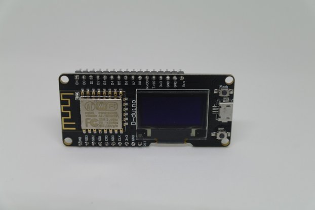 D-duino (ESP8266 & NodeMCU & 0.96 OLED display) 