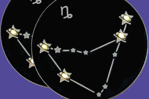 Capricorn star sign horoscope light up earrings🐐