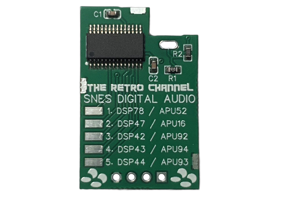 Super Nintendo Digital Audio Output Mod 1