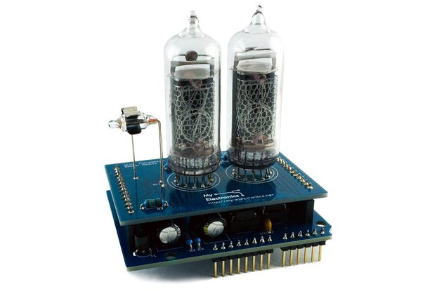 Nixie Thermometer Shield for Arduino