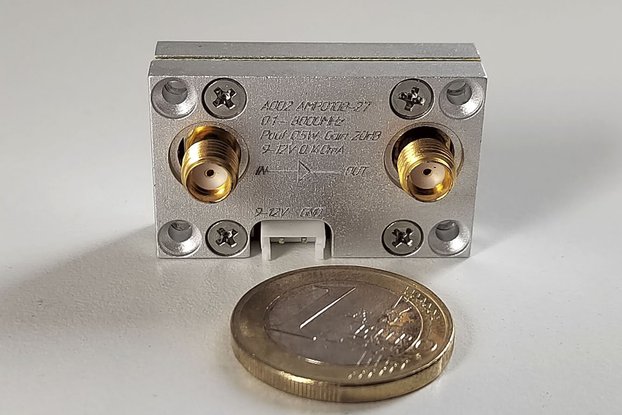 Wideband RF Power Amplifier 0.1- 8000 MHz 0.5W