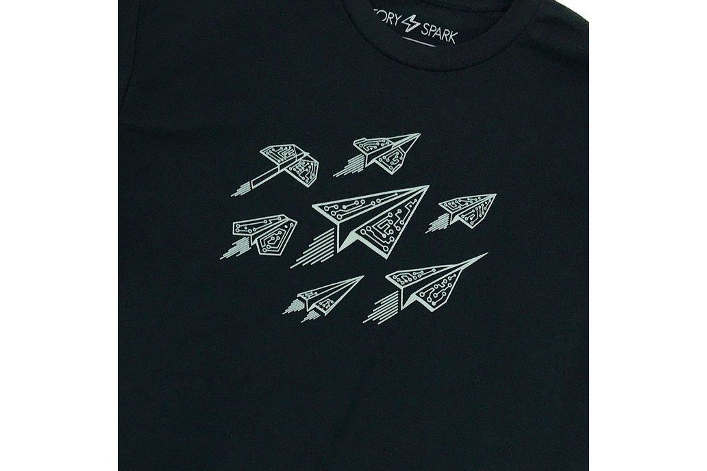 CIRCUIT BOARD AIRPLANES Graphic T-shirt 1