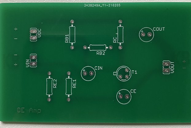 Common Emitter Transistor Amplifier