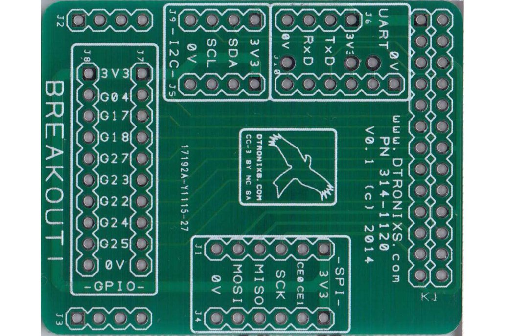 Raspberry PIIO - MiniPIIO Breakout! add-on board - PCB Only 1