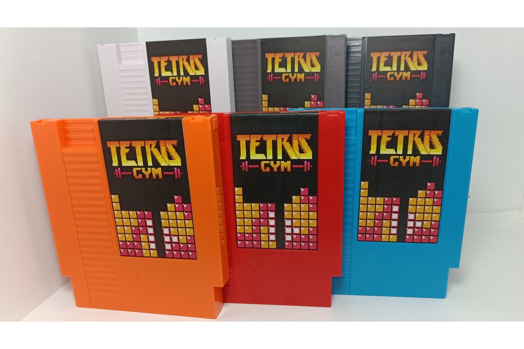 TetrisGYM v5 NES Cartridge (fangame) 1