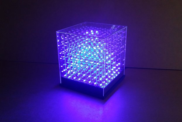 jolliCube – 8x8x8 LED Cube (SPI) DIY Kit