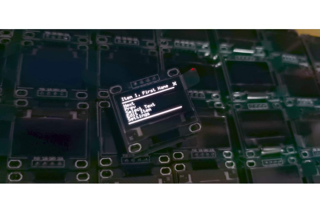 ezDisplay powered by Attiny85 1