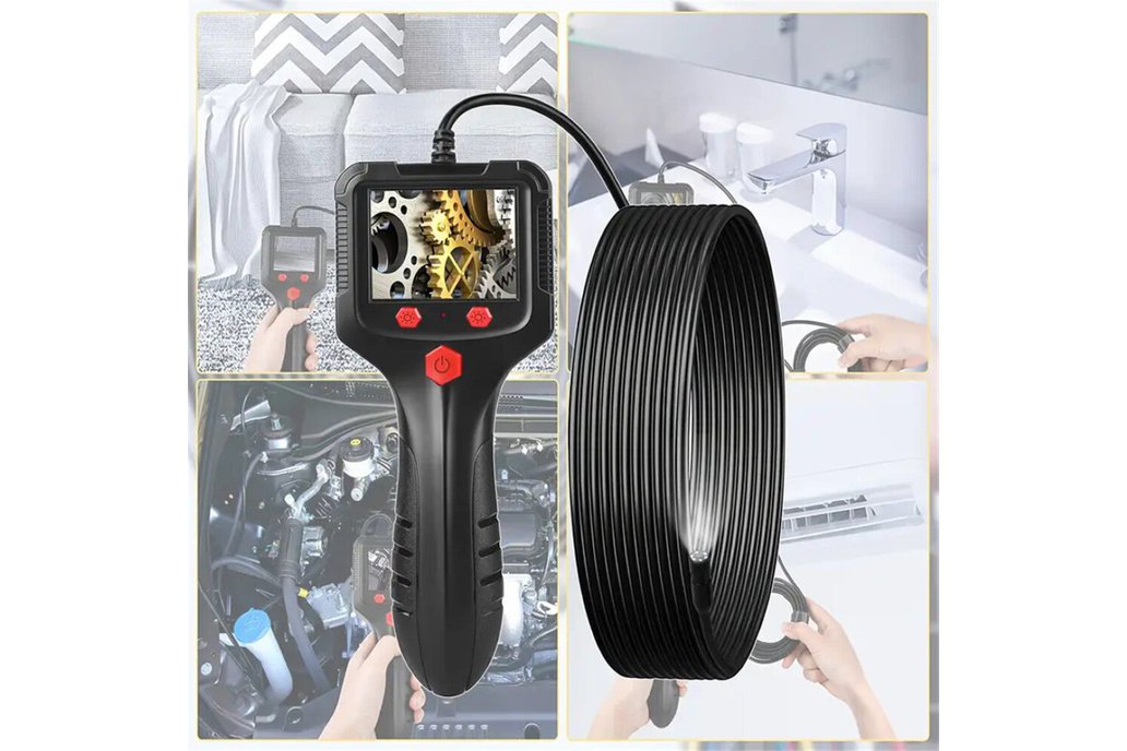 8mm 5M Handheld Borescope Endoscope Inspection 1