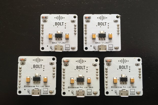 Pack of 5 Bolt WiFi modules