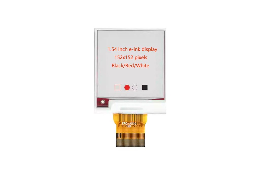 SPI 1.54" eink display 152x152  epd display 1