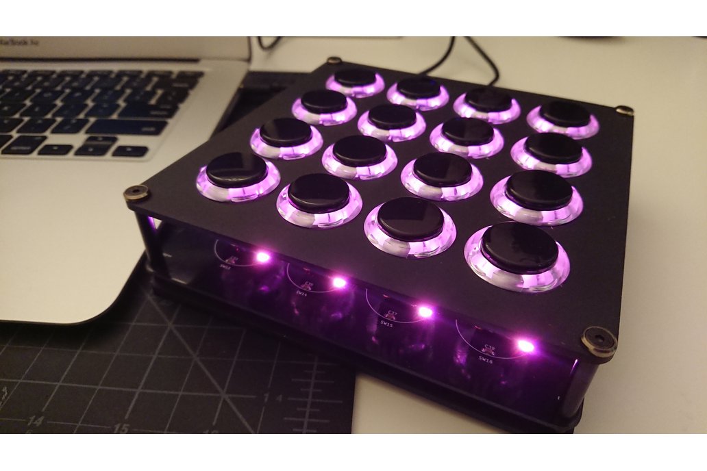 NeoFighter - MIDI/Game Controller w/Arduino + RGB 1