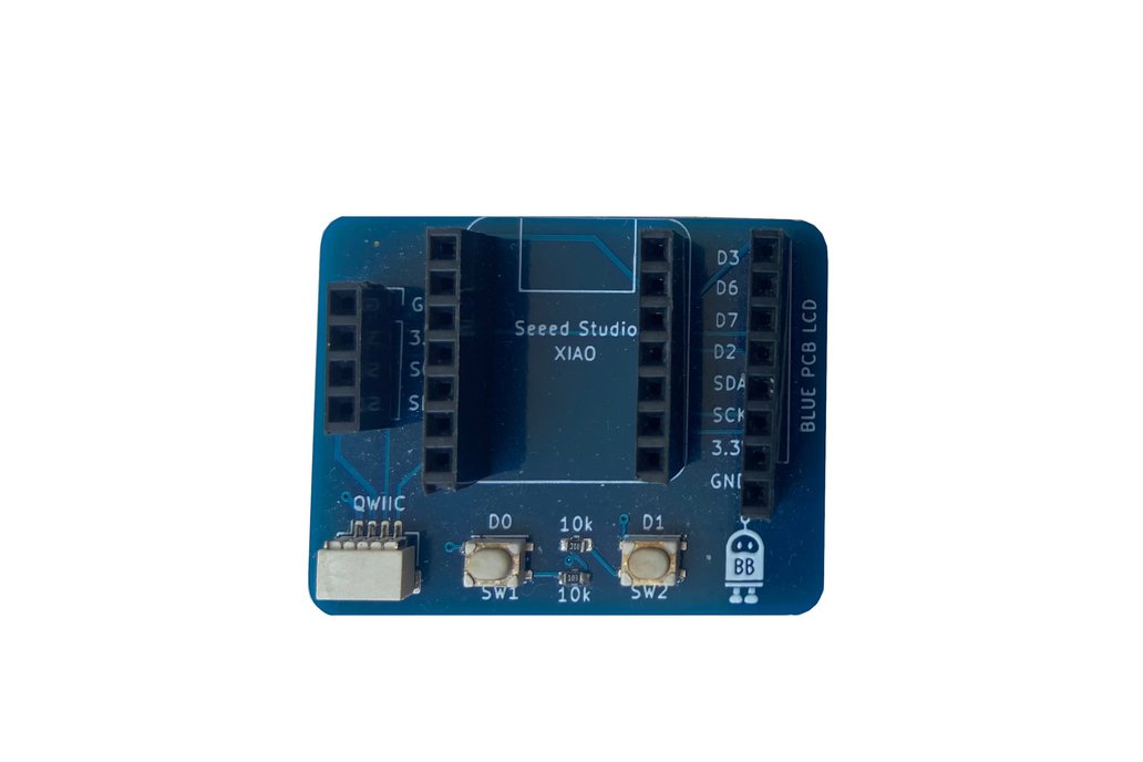 XIAO adapter board with QWIIC + display connectors 1