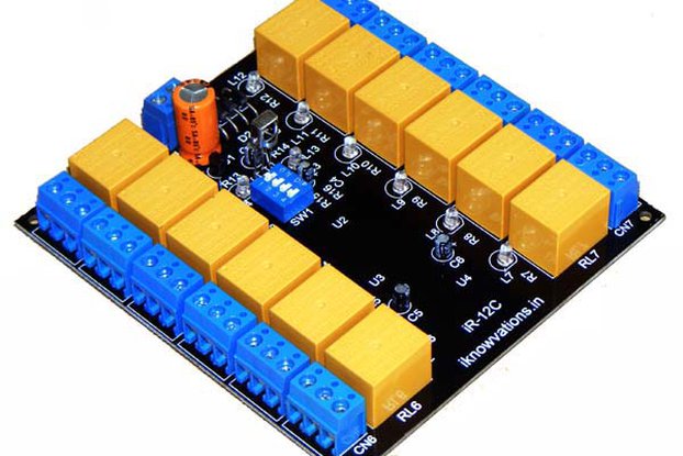 12 channel IR infrared remote control relay board   iR-12C 