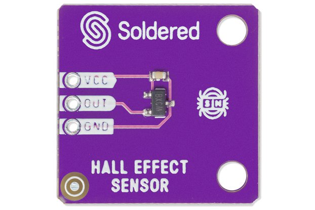 Hall effect sensor breakout with analog output