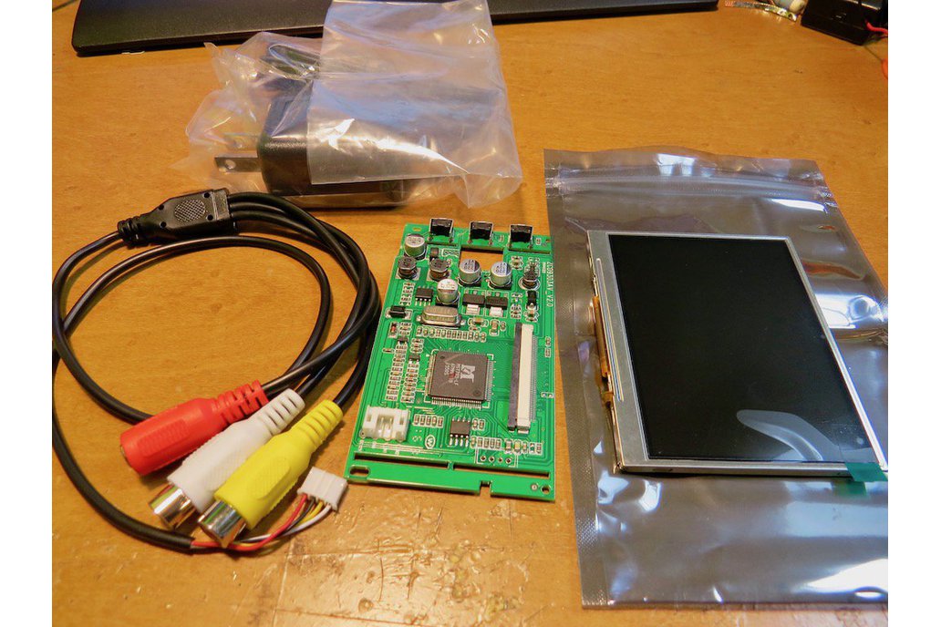 3.5 inch 4:3 NTSC/PAL color video monitor kit 1