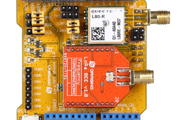 Arduino Shield featuring GPS