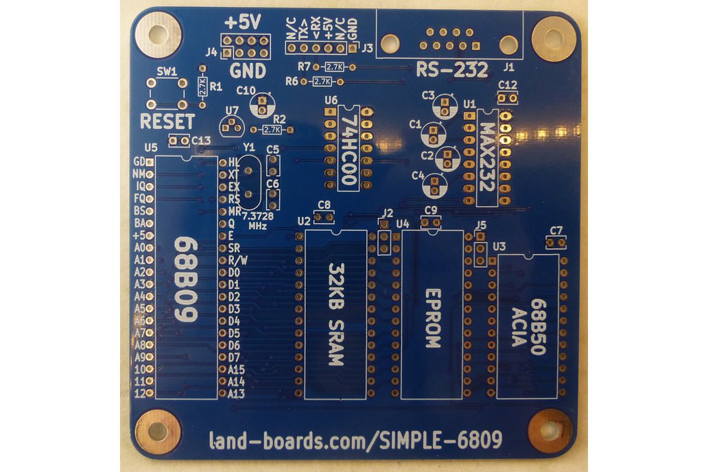 SIMPLE 6809 CPU (PCB Only) 1