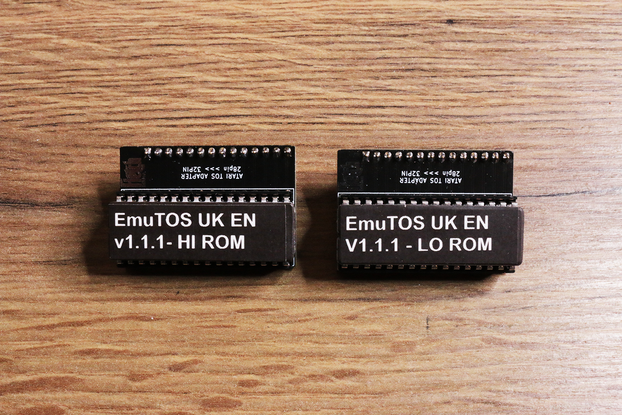 28pin to 32pin adaptors with EmuTOS Roms Atari ST