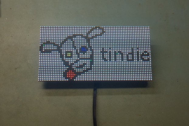 64x32 RGB Led Matrix Complete Kit