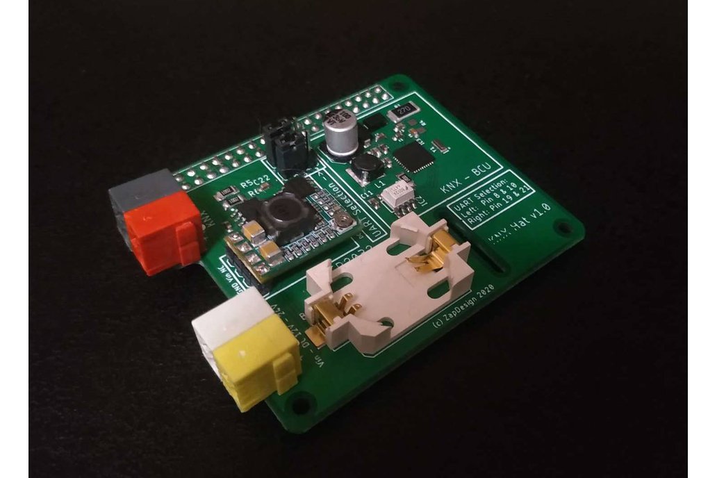 KNX Hat for Raspberry Pi with RTC and Power Input 1
