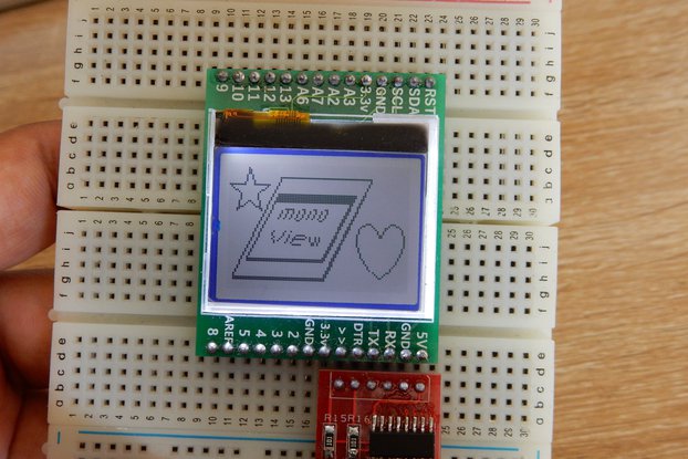 monoView - An arduino with built in display