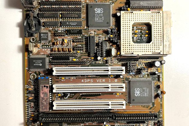 Vintage Socket 3 SET AT Motherboard Zida 4DPS / PC