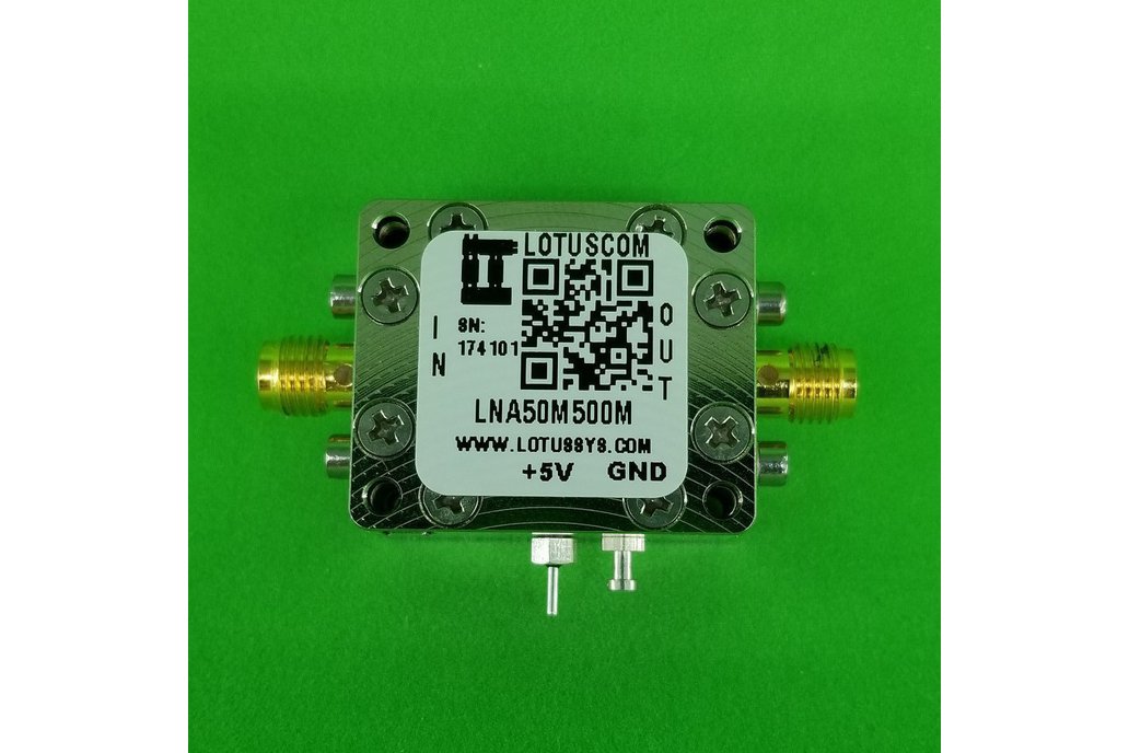 Amplifier LNA 1.0dB NF 50MHz to 500MHz 1