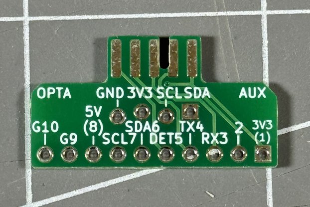 Arduino Opta I2C and Serial Aux Breakout Adapter