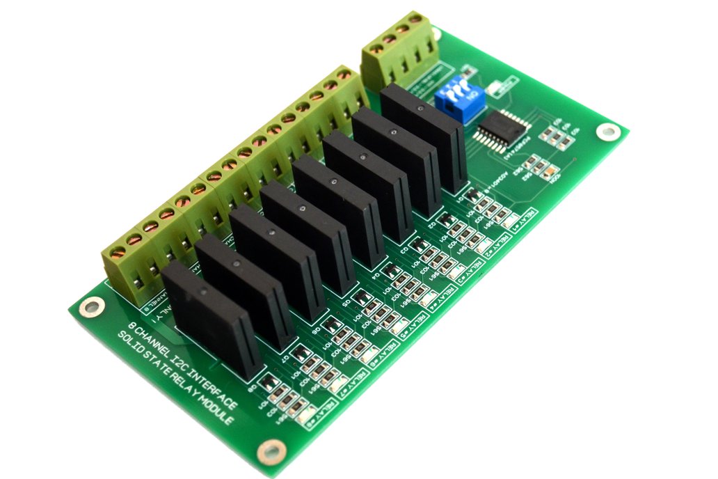8 Channel I2C Solid State Relay Module V2.0 1