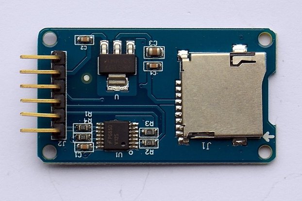 MicroSD Memory Card Module SPI, Arduino Compatible