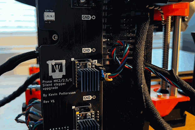 Prusa MK2/2.5/S Silent Driver Upgrade Board