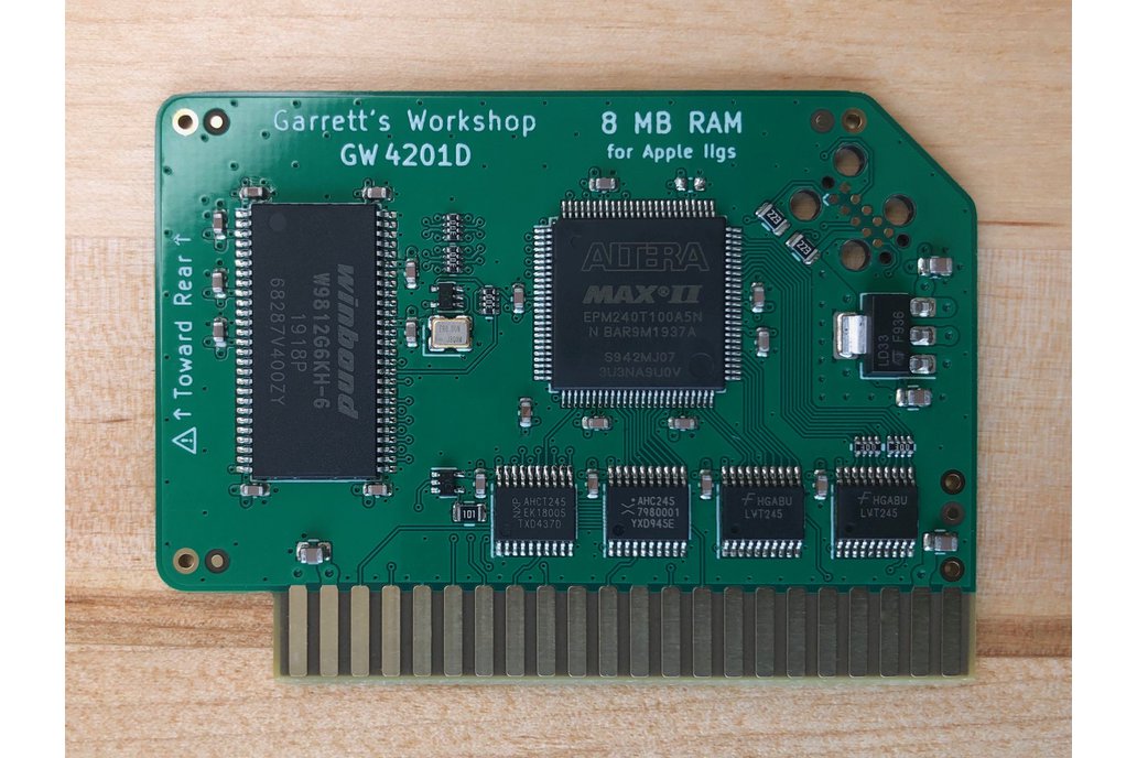 RAM2GS II (GW4201D) -- 8MB RAM for Apple IIgs 1