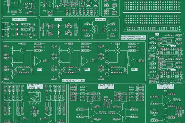 Analog Learning System Lab Kit(only PCB)