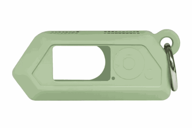 Flipper Zero Silicone Case Green with Carabiner