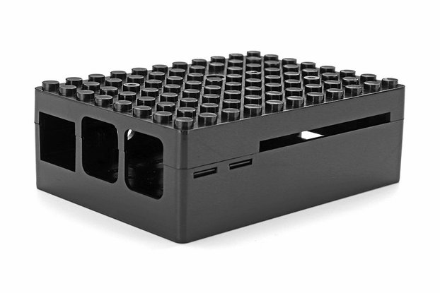 Black ABS Enclosure Box For Raspberry Pi 3