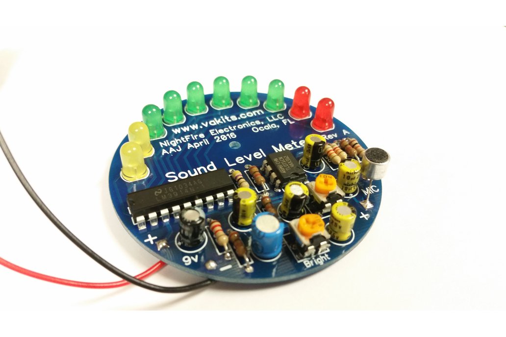 LED Sound Level Kit from NightFire Electronics LLC on Tindie