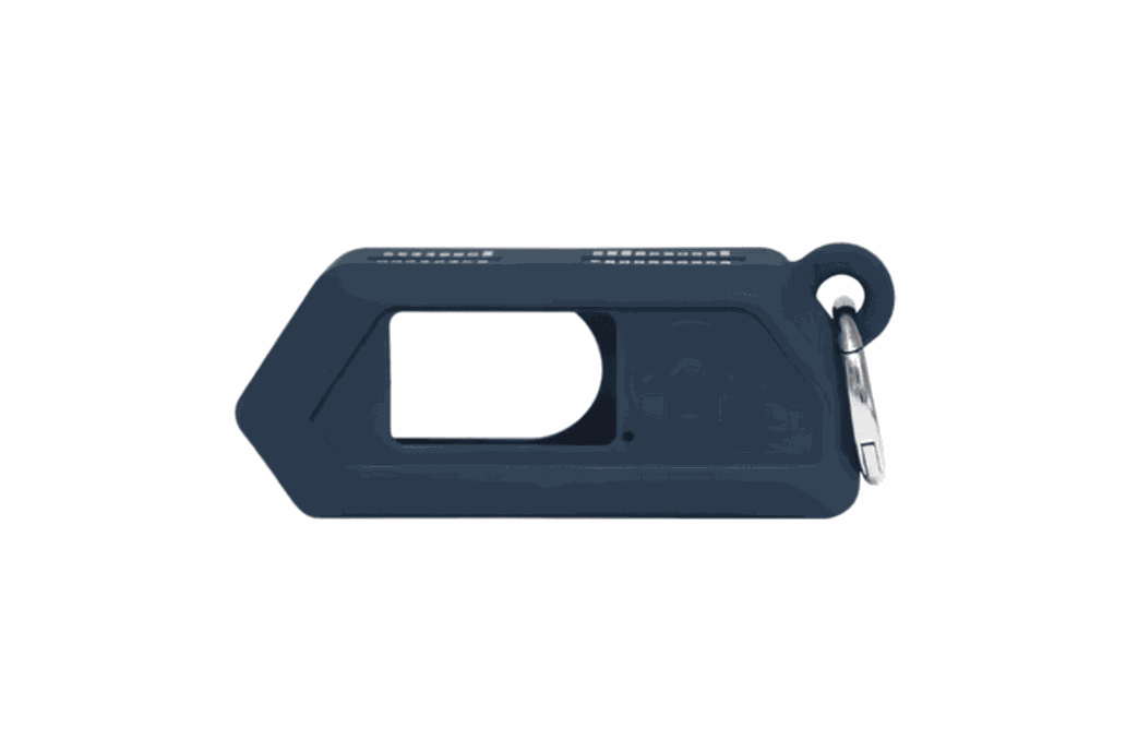 Flipper Zero Silicone Case dark Blu with Carabiner 1