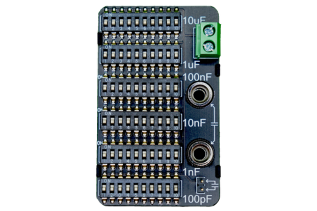 6 Decade Capacitance Board with Cover (0F - 100uF)