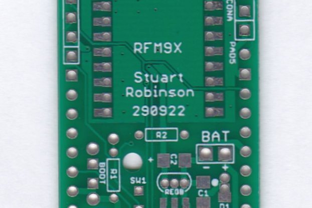 Board for ESP32CAM + RFM9X LoRa - Needs Soldering